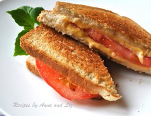 Grilled Cheese and Tomato Sandwich