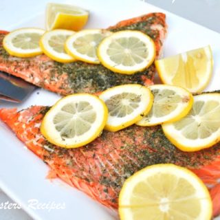 Grilled Wild Alaskan Salmon on Fire & Flavor Cedar Planks by 2sistersrecipes.com