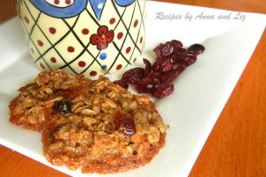 Oatmeal Cranberry and Pecan Cookies