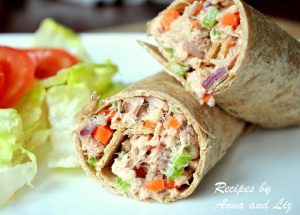 Italian-Style Tuna Salad in a Wrap – Lightened!