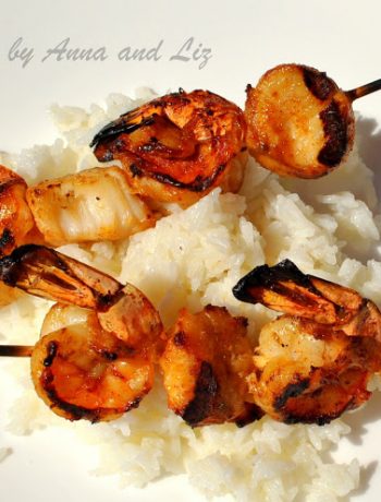 Best Grilled Shrimp and Scallop Kabobs , by 2sistersrecipes.com