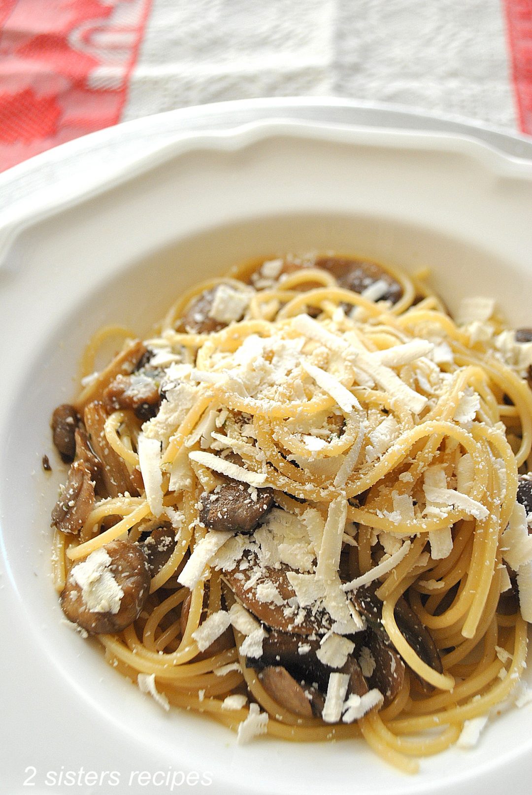 Wild Mushrooms with Cognac and Truffle Oil by 2sistersrecipes..com