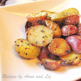 Roasted Baby Red and Yukon Potatoes with Herbs