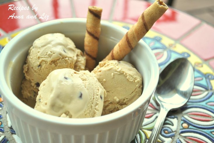 Tiramisu Ice Cream with Chocolate Chips