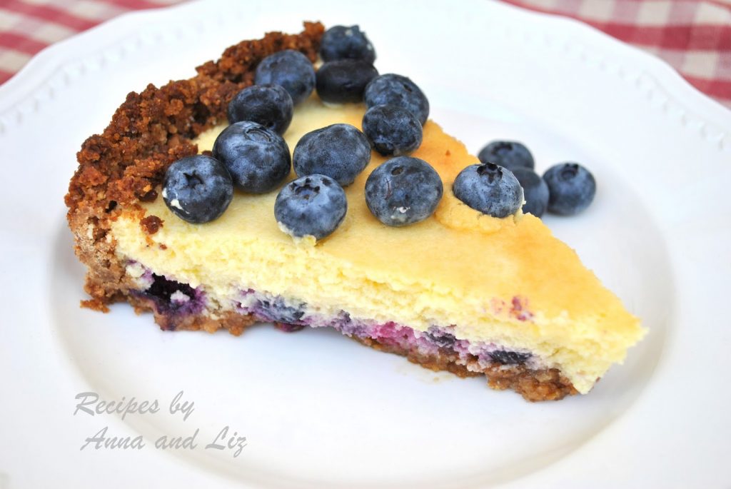 Key Lime and Blueberry Pie by 2sistersrecipes.com 