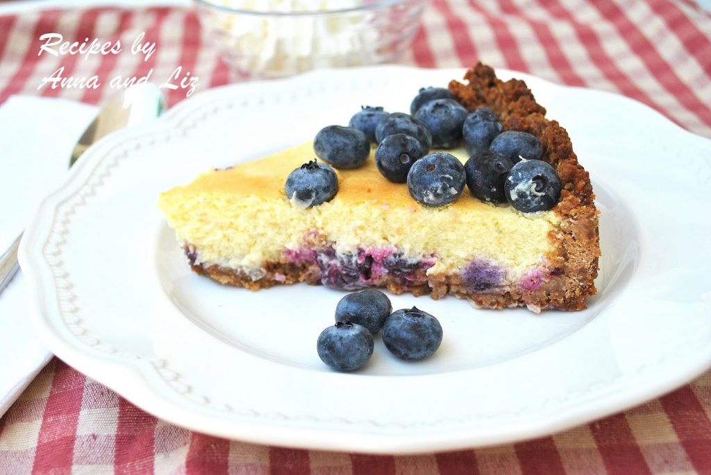 Key Lime and Blueberry Pie by 2sistersrecipes.com