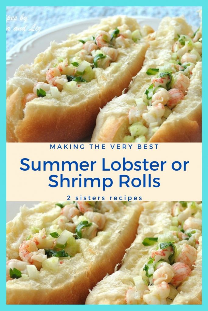 Summer Lobster or Shrimp Rolls by 2sistersrecipes.com 