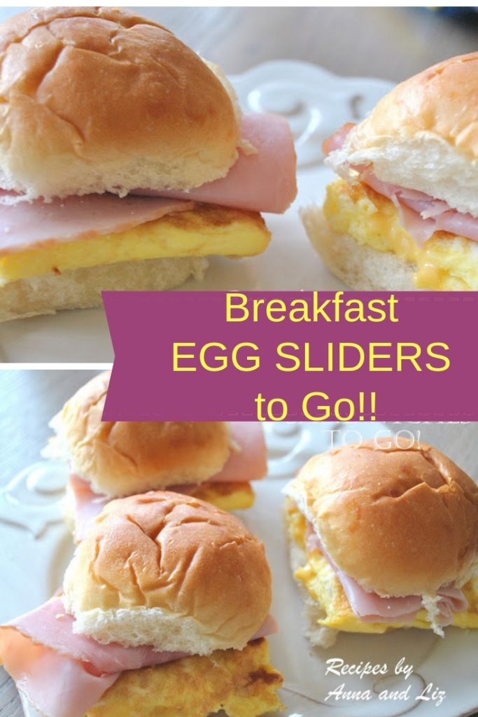 Breakfast Egg Sliders to Go! by 2sistersrecipes.com 