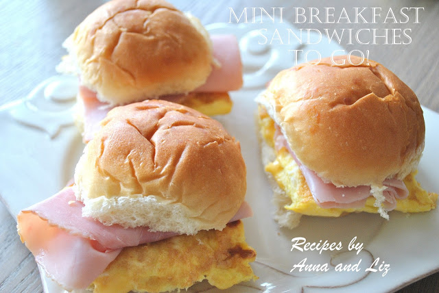 Breakfast Egg Sliders to Go! by 2sistersrecipes,com