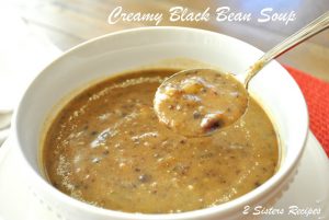 Creamy Black Bean Soup – without the Cream!