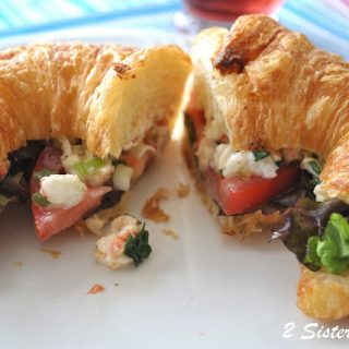 Shrimp Salad with Cajun Mayo on Toasted Croissant