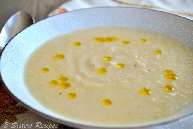 Potato-Cauliflower Soup by 2sistersrecipes.com 
