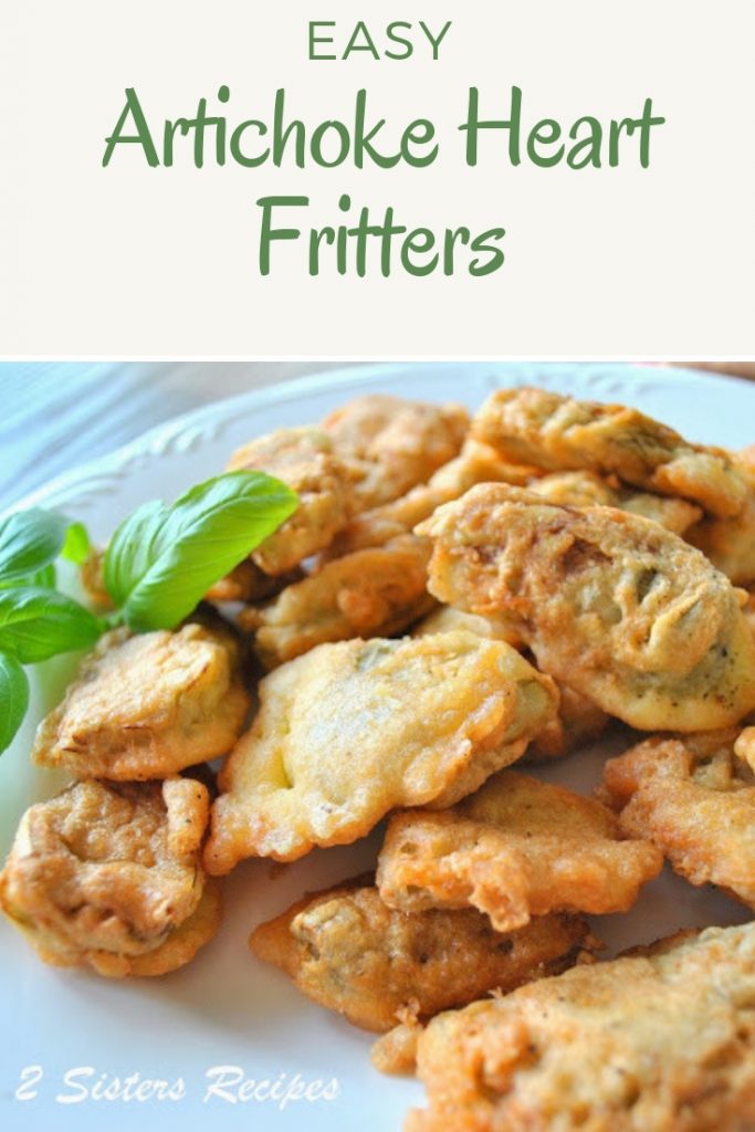 Artichoke Heart Fritters by 2sistersrecipes.com 