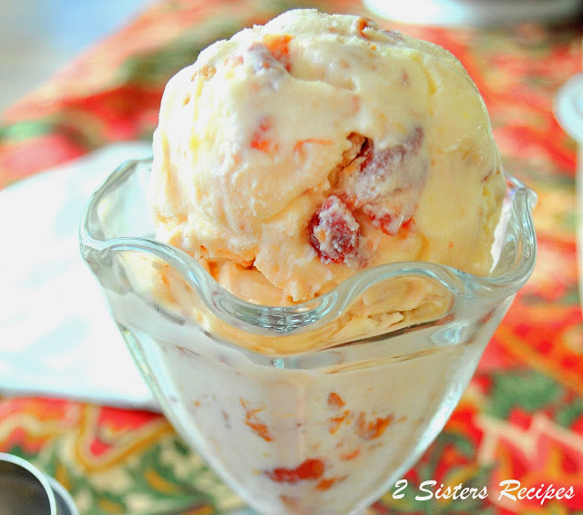 Sweet Cherry Pie Ice Cream by 2sistersrecipes.com