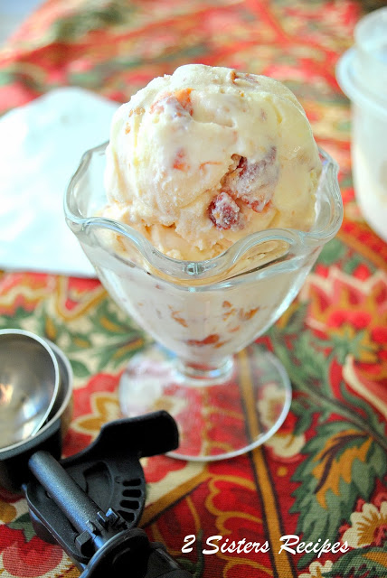 Sweet Cherry Pie Ice Cream by 2sistersrecipes.com 