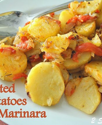 Roasted Potato Marinara by 2sistersrecipes.com