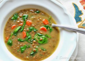 Lentil Spinach Soup