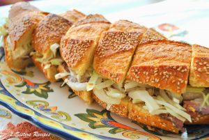 Roast-Beef and Corned Beef Sandwiches with Spicy Slaw