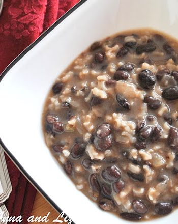 Black Bean and Rice Soup by 2sistersrecipes.com
