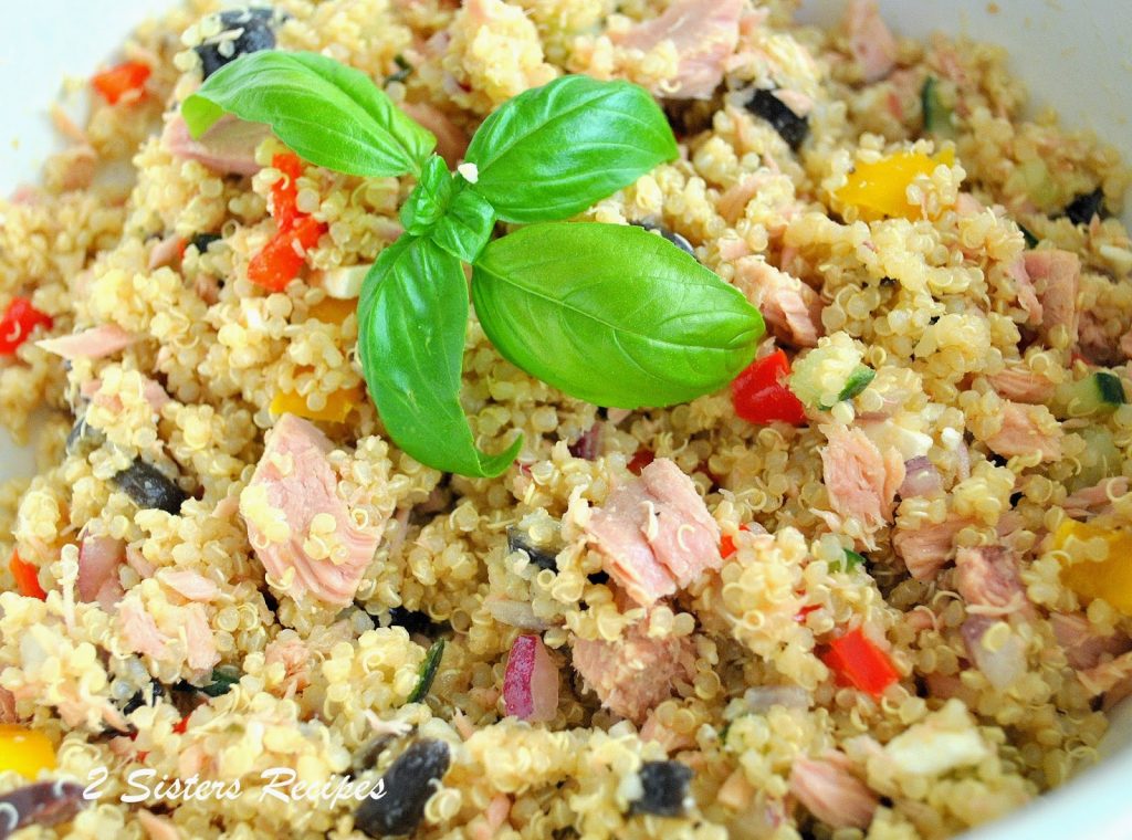 Quinoa Tuna Salad by 2sistersrecipes.com 