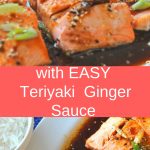 Pan Seared Salmon with Teriyaki Ginger Sauce