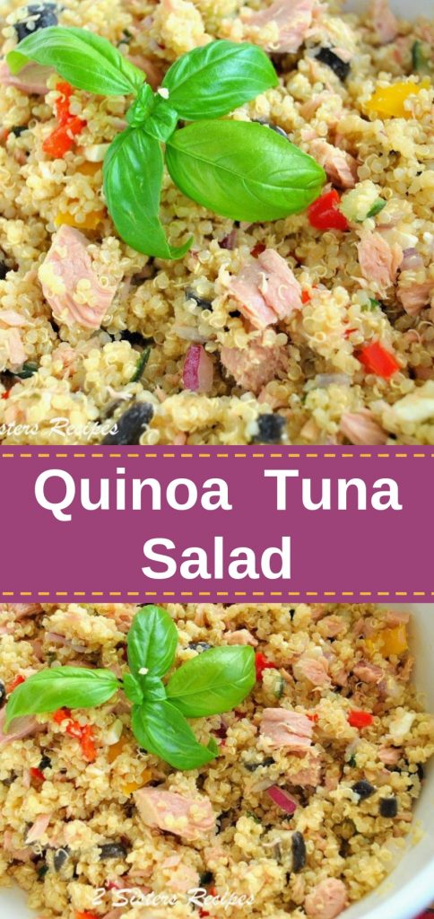 Quinoa Tuna Salad by 2sistersrecipes.com 