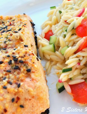 Grilled Sesame Ginger Salmon by 2sistersrecipes.com