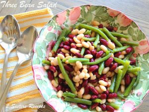 Dad’s Three Bean Salad with Sweet Vinaigrette