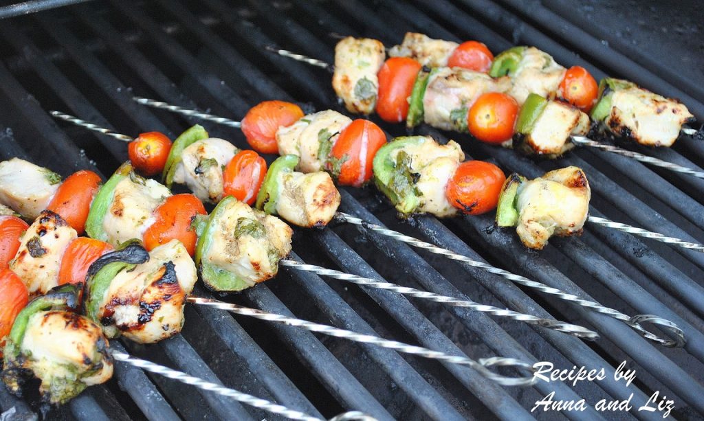 Grilled Ginger-Lime Chicken Kabobs by 2sistersrecipes.com 
