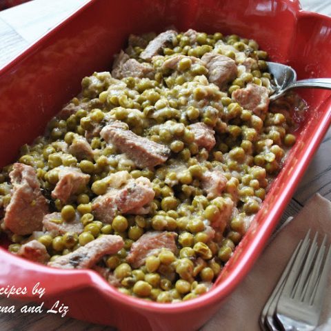 Spring Veal Stew with Baby Peas