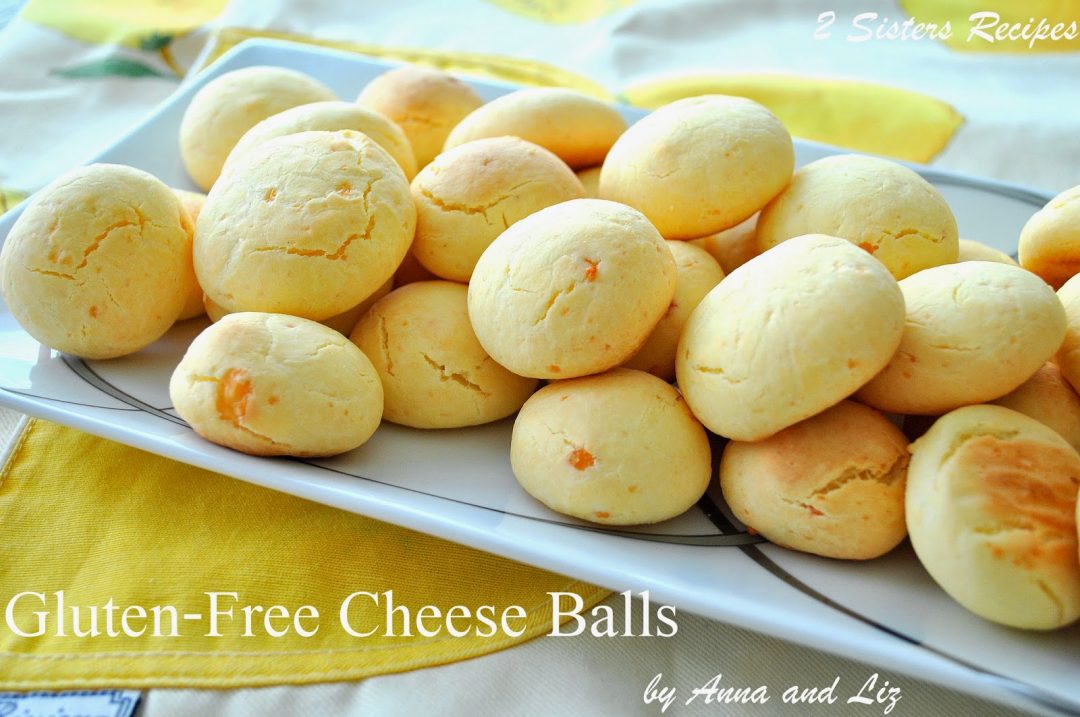 Gluten-Free Cheese Balls by 2sistersrecipes.com