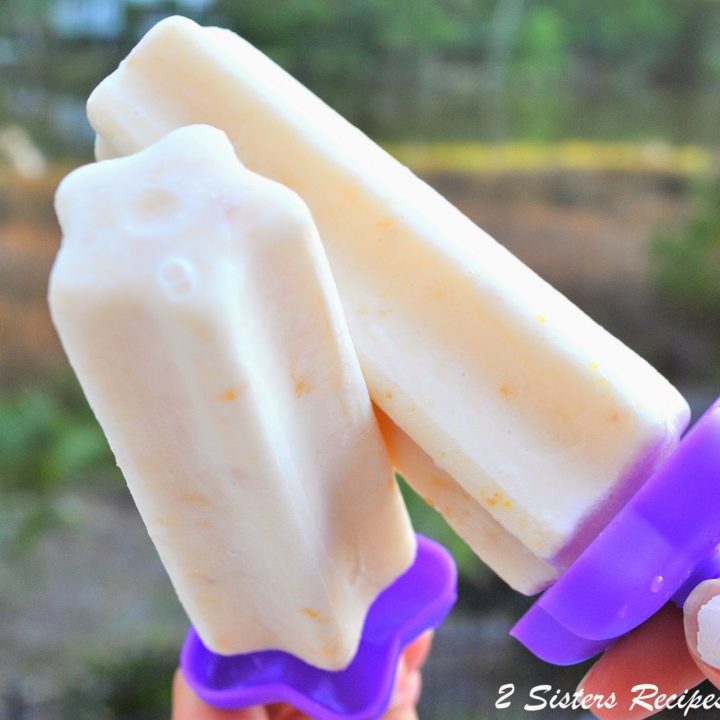 Peach-Apricot Greek Yogurt Frozen Pops