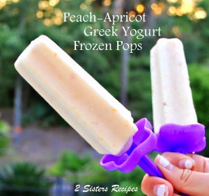 Peach-Apricot Yogurt Frozen Pops