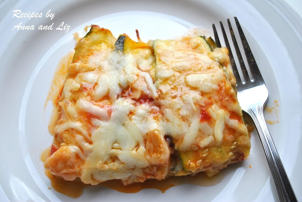 Best Zucchini Lasagna without Noodles by 2sistersrecipes.com 