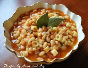 Italian White Bean Soup- Pasta e Fagioli