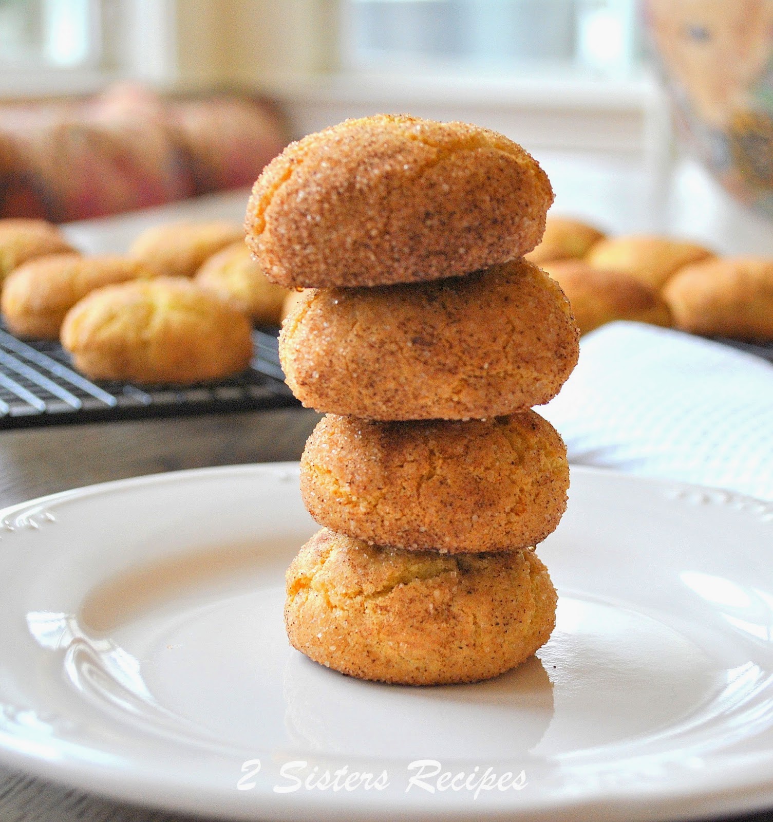 Classic Snickerdoodle Cookies by 2sistersrecipes.com