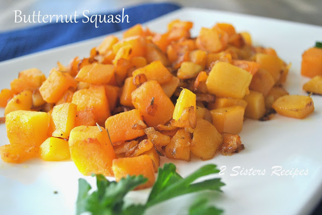 Caramelized Butternut Squash by 2sistersecipes.com 