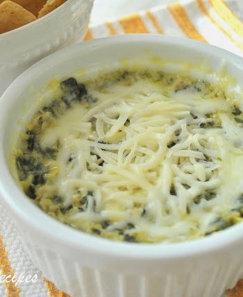 Baked Kale Spinach Artichoke Dip by 2sistersrecipes.com