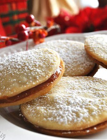 Dulce de Leche Butter Cookies by 2sistersrecipes.com