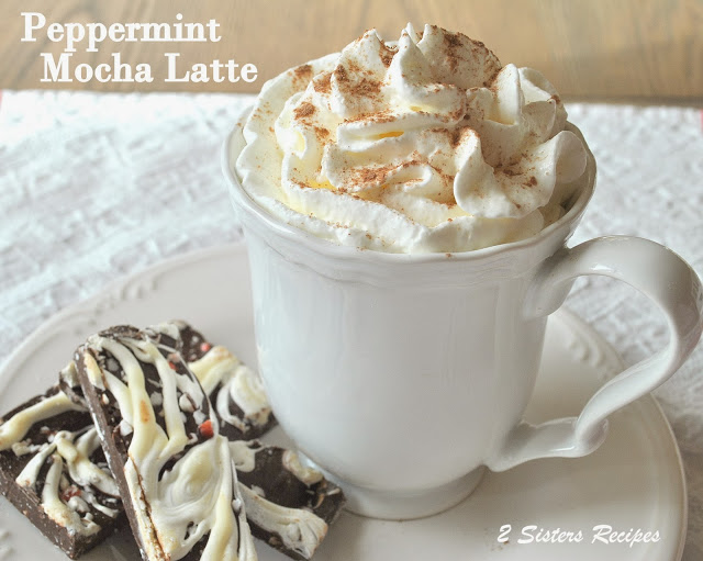 Peppermint Mocha Latte by 2sistersrecipes.com 