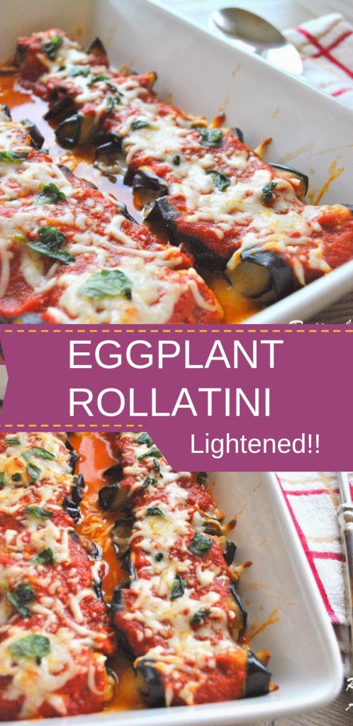 Eggplant Rollatini- Lightened! by 2sistersrecipes.com