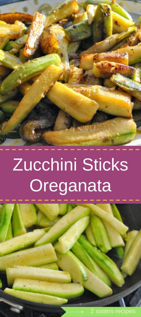 Zucchini Sticks Oreganata by 2sistersrecipes.com 