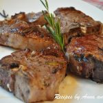 Grilled Lamb Chops with Garlic, Lemon, Wine and Herbs by 2sistersrecipes.com