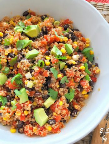 Southwest Quinoa Salad by 2sistersrecipes.com