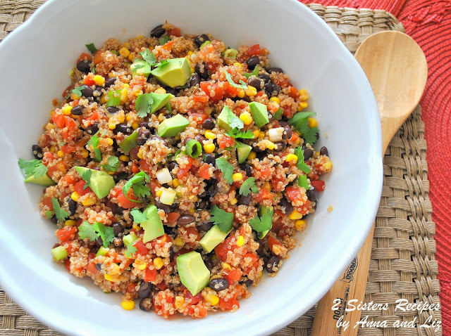 Southwest Quinoa Salad by 2sistersrecipes.com
