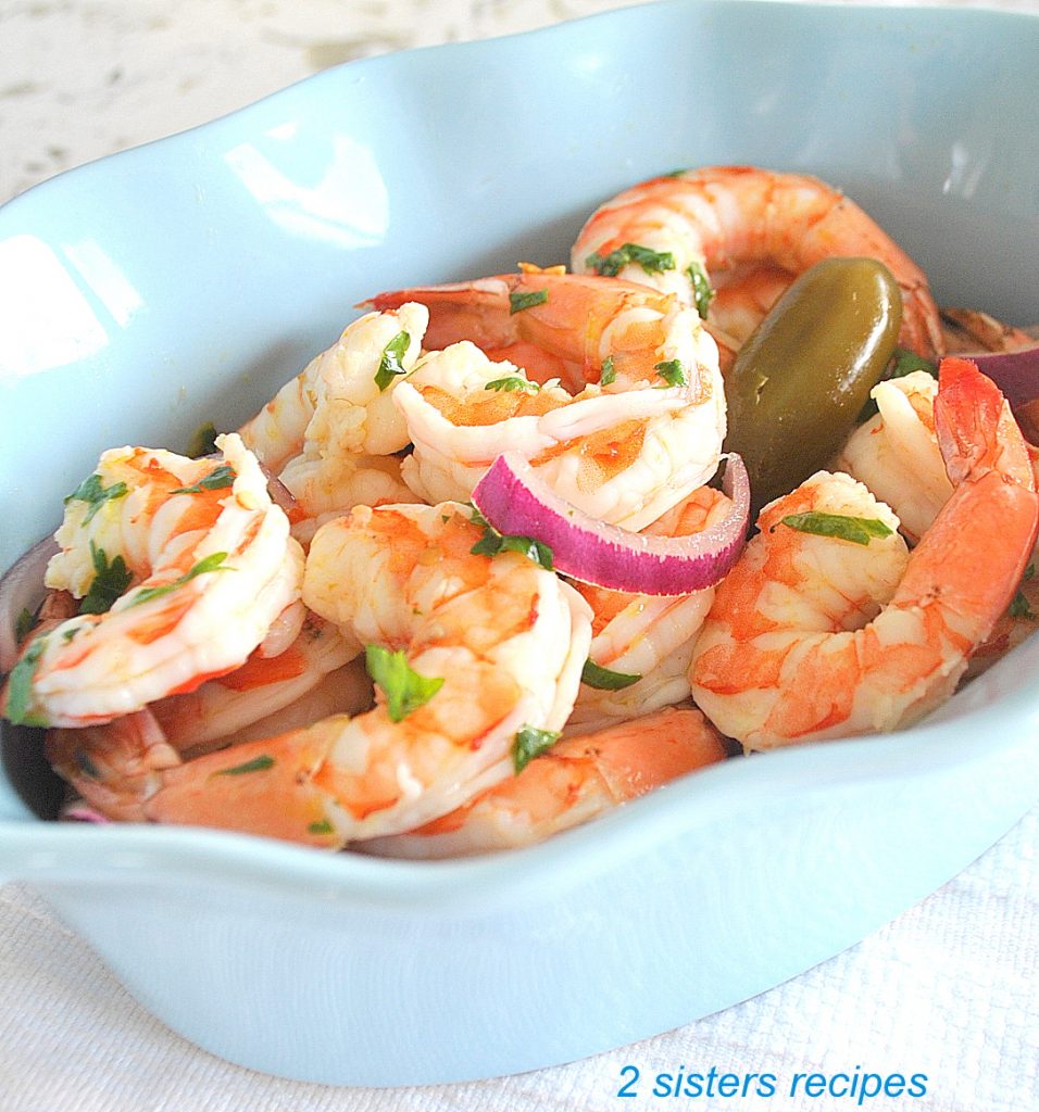 Shrimp Cocktail with Jalapeno Peppers by 2sistersrecipes.com 