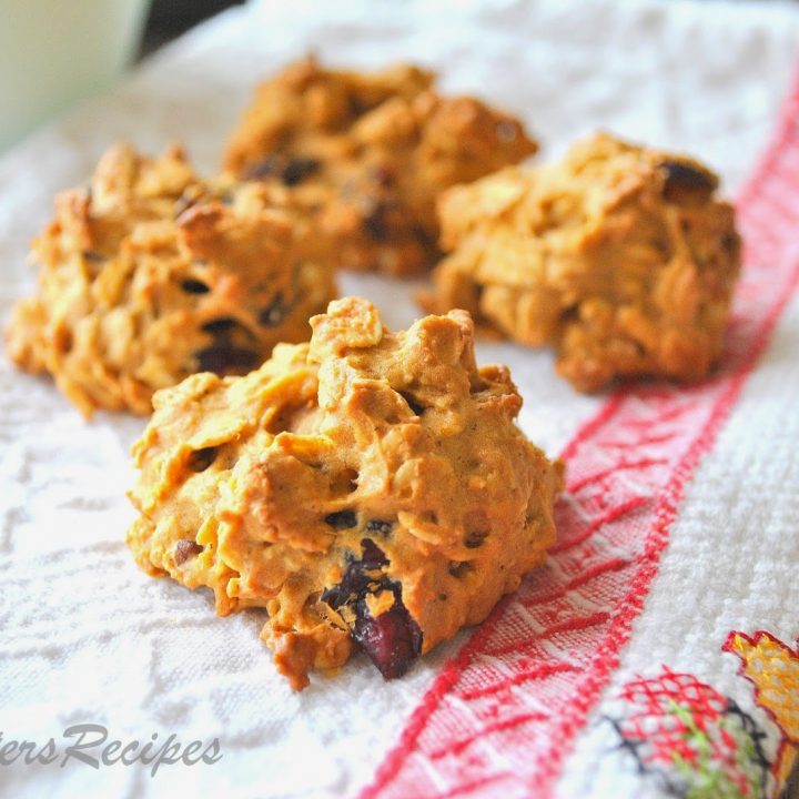 Pumpkin Cranberry Nut Cookies