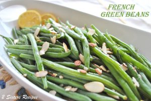 French Green Beans (Haricots Verts) with Lemon and Almonds