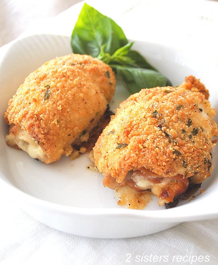 Chicken Rollatini with Prosciutto and Cheese by 2sistersrecipes.com