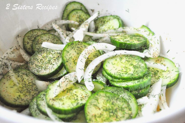 Cucumbers and Vidalia Onion Salad